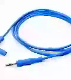 PJP 2045 25A PVC Test Lead with 4mm Plug to Right-Angle Plug